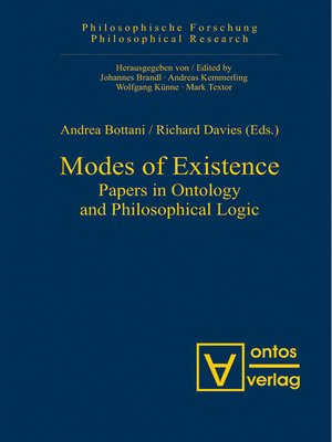 cover image of Modes of Existence